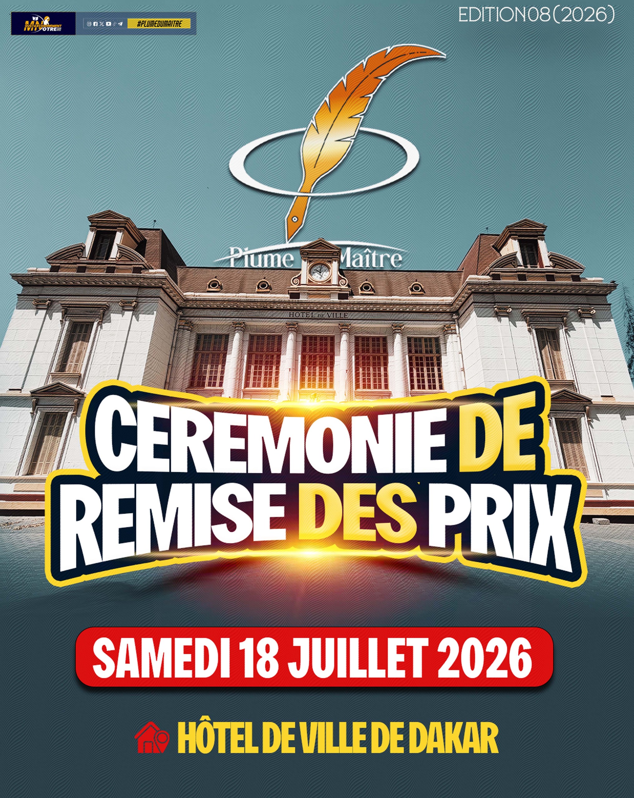 Cérémonie de remise - Plume du Maître 8e édition